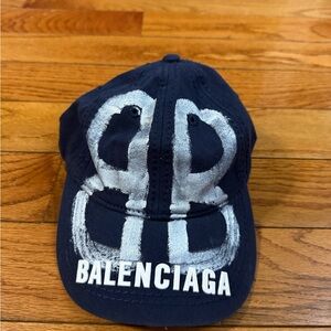 Balenciaga Navy Blue Cap